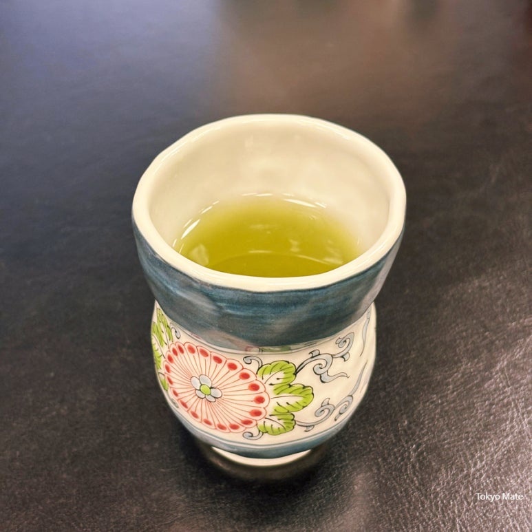 Green tea finish