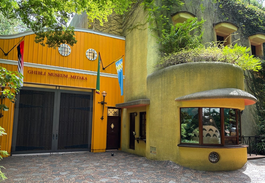 Large Totoro at the entrance of Mitaka Ghibli Museum