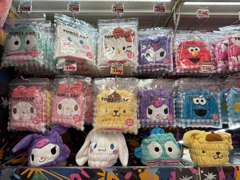 Don Quijote Ginza main store Sanrio towel cap