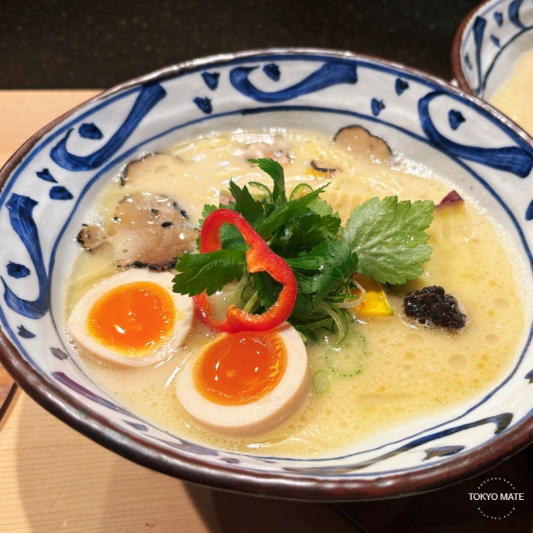 Ginza Kagari main branch tori paitan ramen Michelin Bib Gourmand