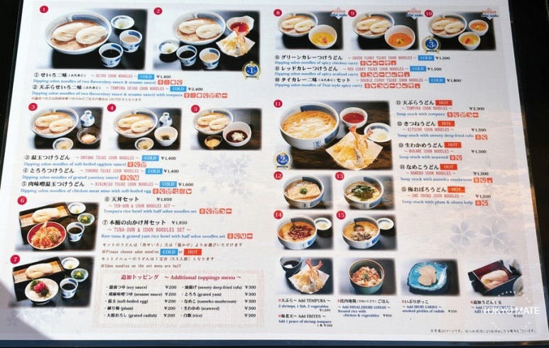 Ginza Sato Yosuke menu board