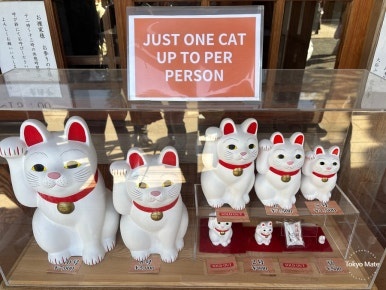 Gotokuji ema wish plaques with zodiac and cat designs