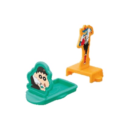 Japan McDonald's Happy Set Crayon Shin-chan Action Slider
