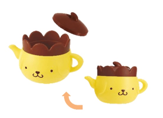 Japan McDonald's Happy Set Pompompurin Teapot Storage Case