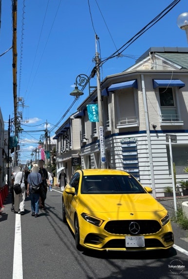 Jiyugaoka Tokyo neighborhood residential street scene with local character