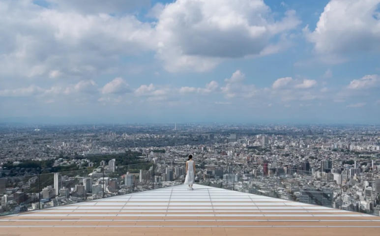 Panoramic view from Shibuya Sky