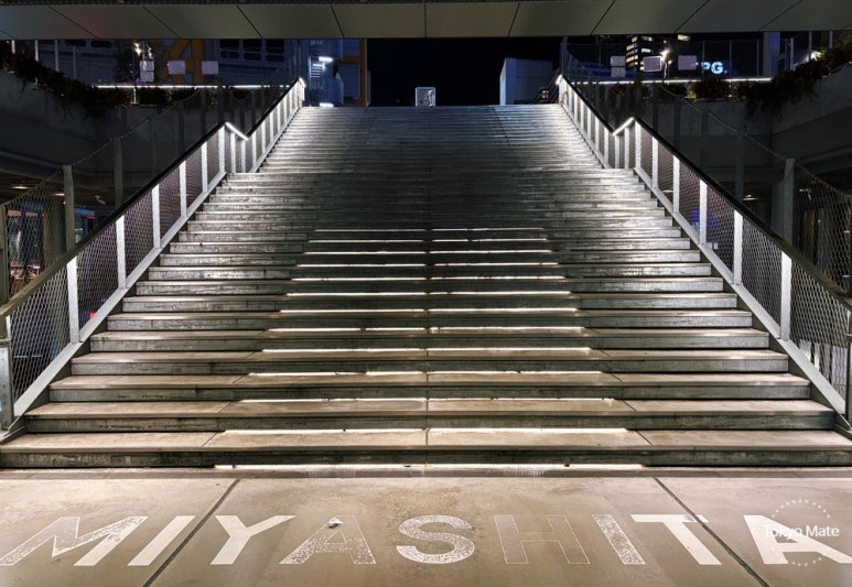 Miyashita Park stairs