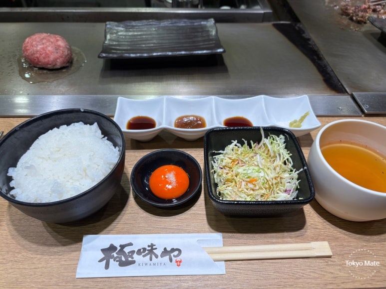 Set meal with Ran-Ou sauce