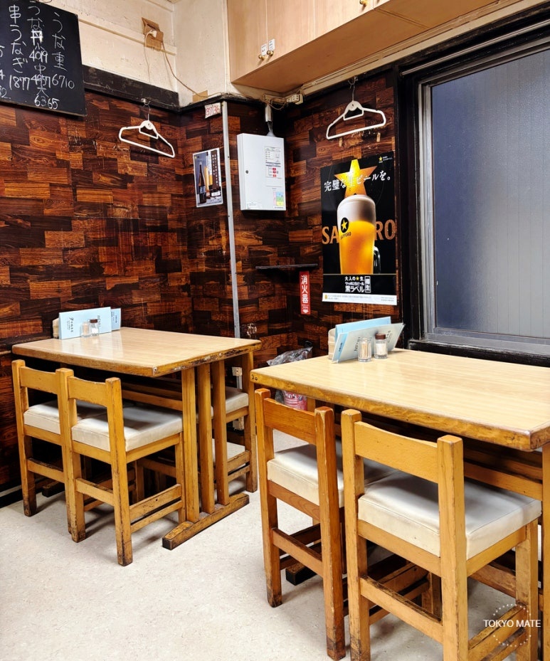 Shibuya Toritake 2F interior with old-school yakitori atmosphere