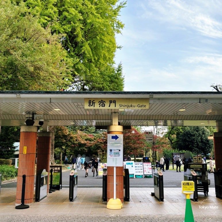 Shinjuku Gyoen early morning opening at Shinjuku Gate 2026