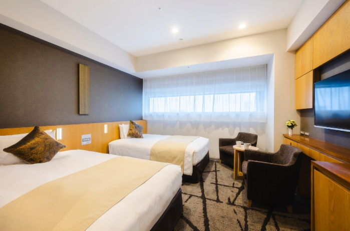 Hotel Gracery Shinjuku Twin Room Interior