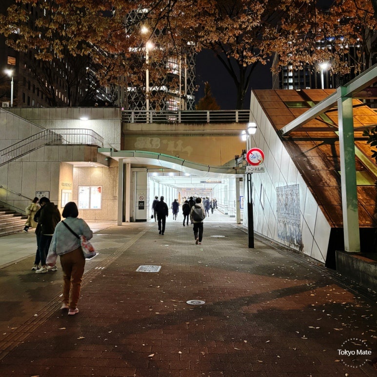 Chuo-dori street connecting from Shinjuku Station West Exit