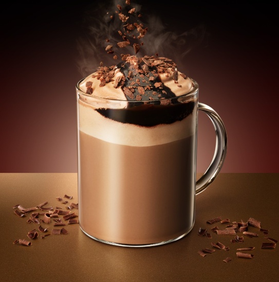 Starbucks Cacao Mousse Latte HOT official product image