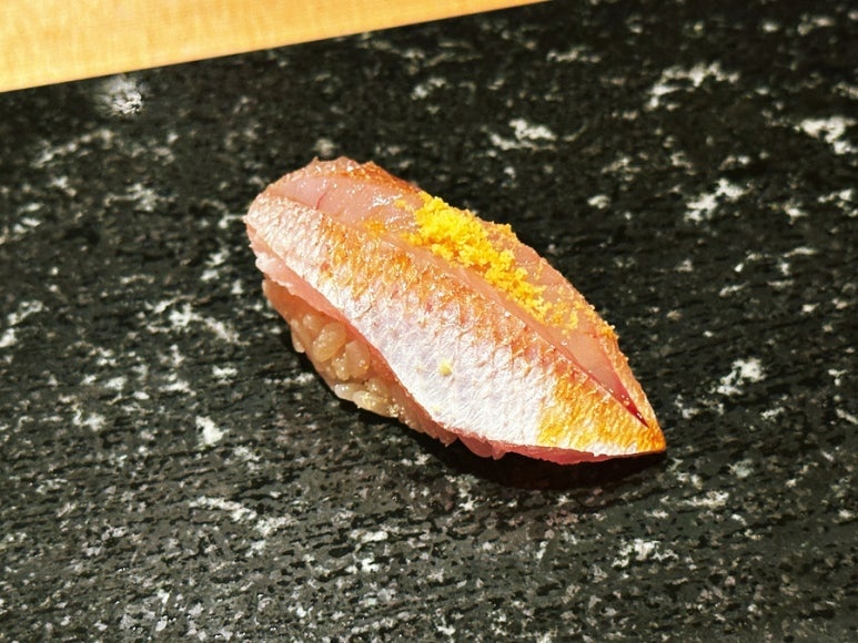 Takumi Tatsuhiro Shinjuku sushi omakase nigiri splendid alfonsino kinmedai