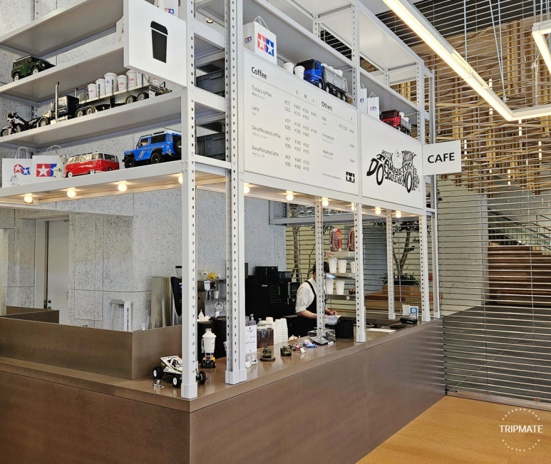 ONIBUS COFFEE served at Tamiya Plamodel Factory Tokyo café