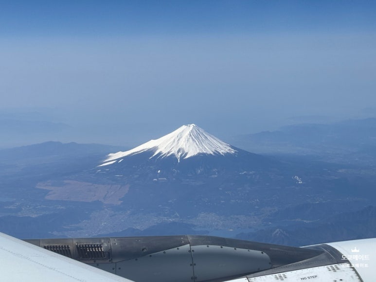 Mt. Fuji view from Incheon-Narita flight
