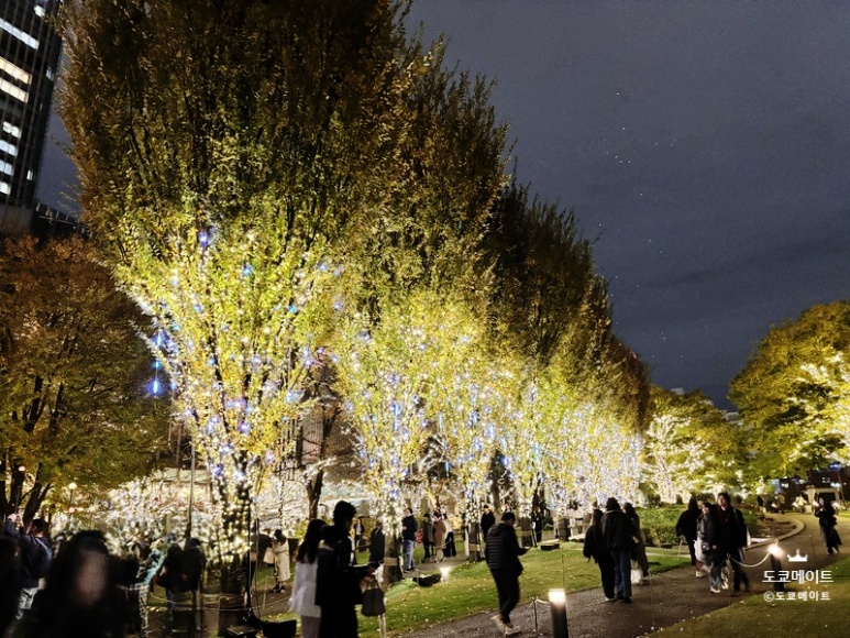 六本木东京Midtown圣诞彩灯