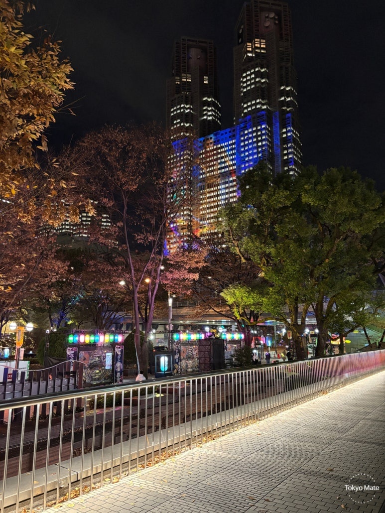 View of Tokyo Metropolitan Government Building from Sumitomo Building