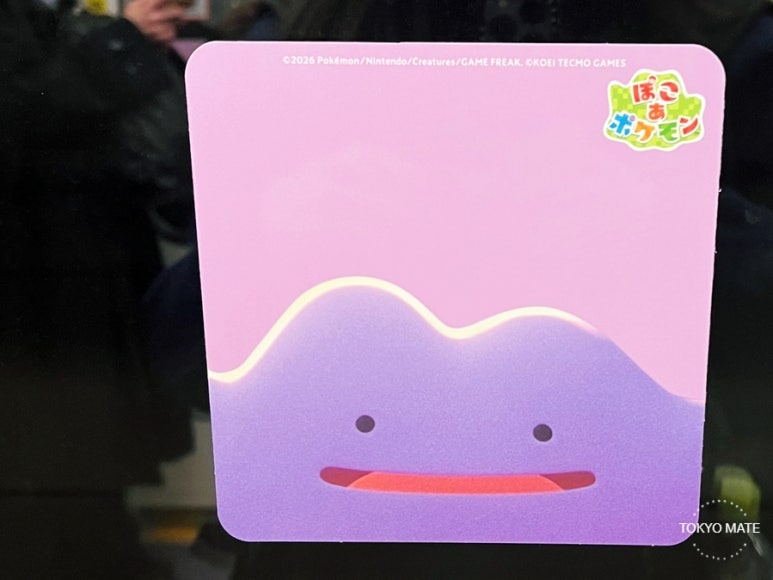 東京地下鉄メタモンの窓広告