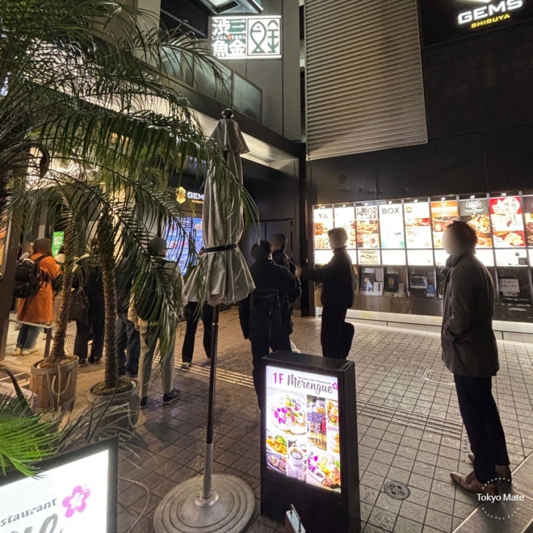 3月中旬 渋谷の街角での服装