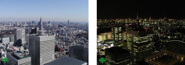 Night view from observatory