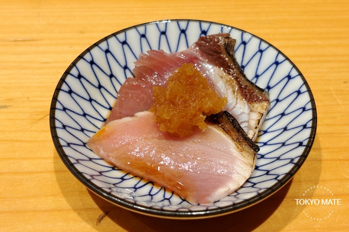 Seasonal Fish Tataki Spanish Mackerel