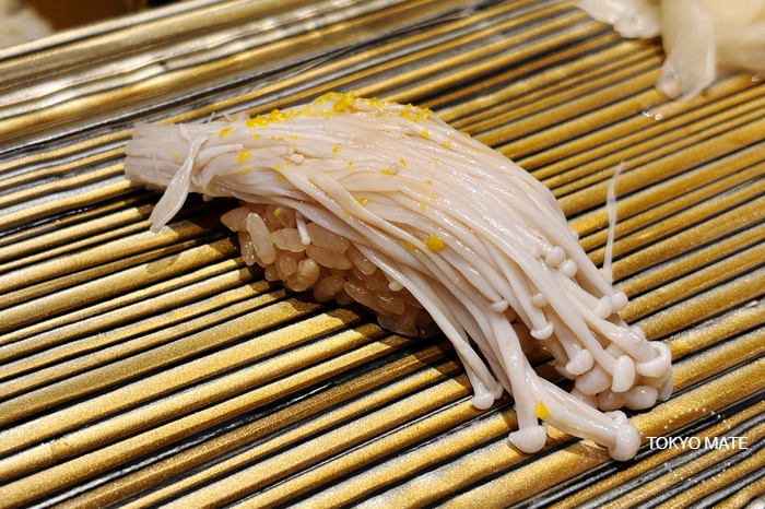 Enoki Mushroom Sushi
