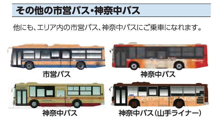 市営バス・神奈中バスの運行情報